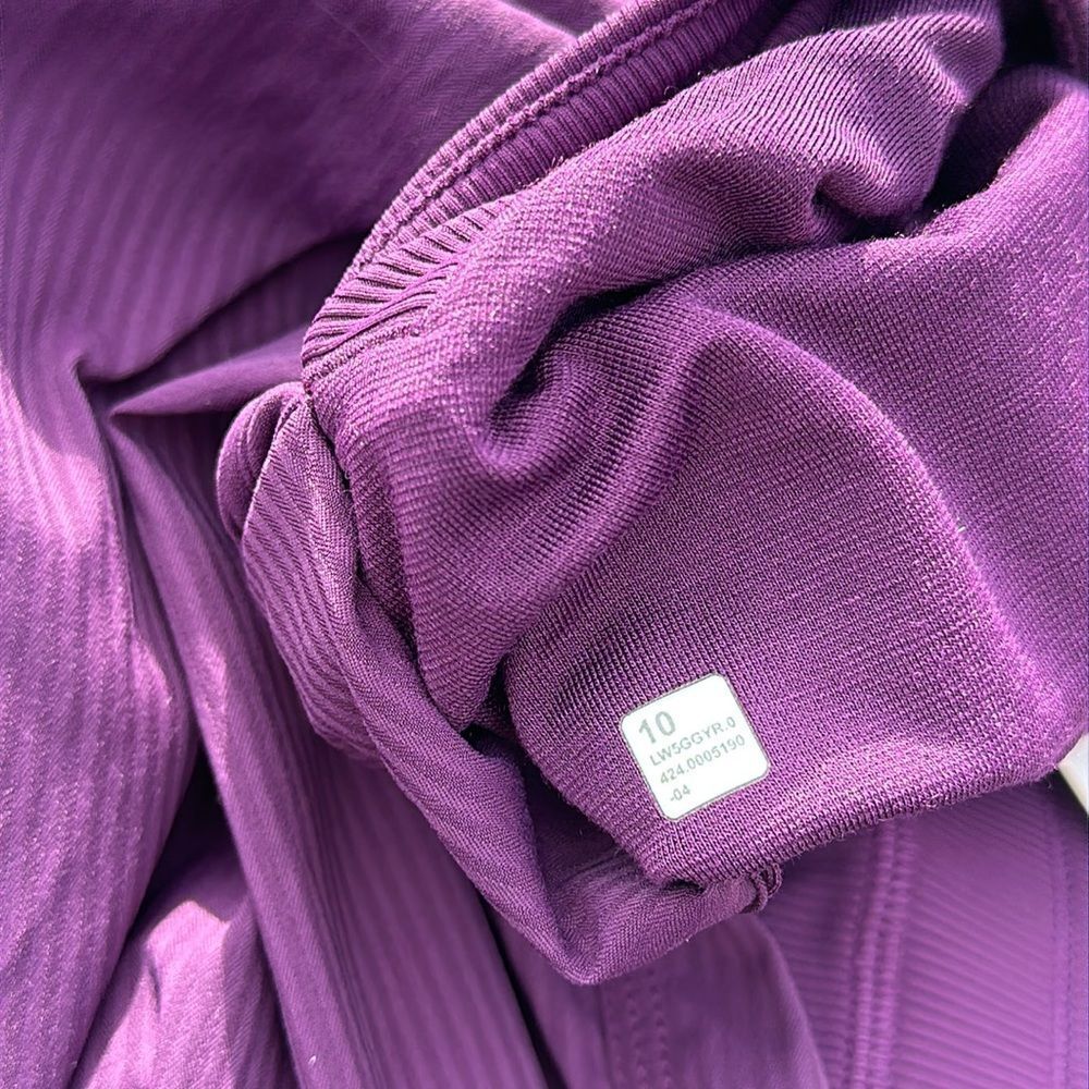 Lululemon Dance Studio Mid-Rise Pant dramatic magenta purple NWT Size 10 - Picture 6 of 6